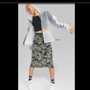 Camouflage Wild Fable skirt (ribbed)